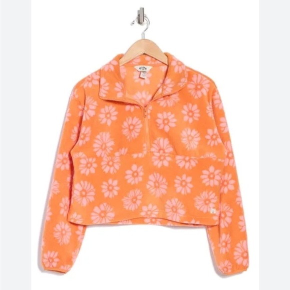 NWT billabong casual fling zip polar fleece jacket - Picture 2 of 6